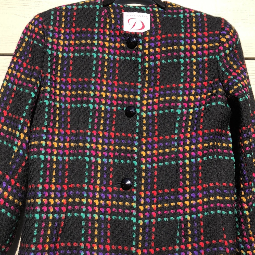 Vintage Colorful Wool Jacket